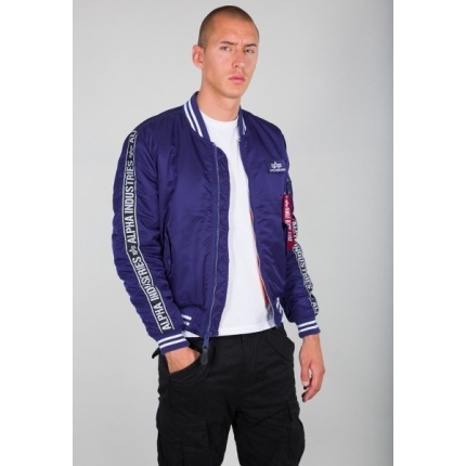 Jakna Alpha MA1 AI tape plava u M veličini – military shop, army shop