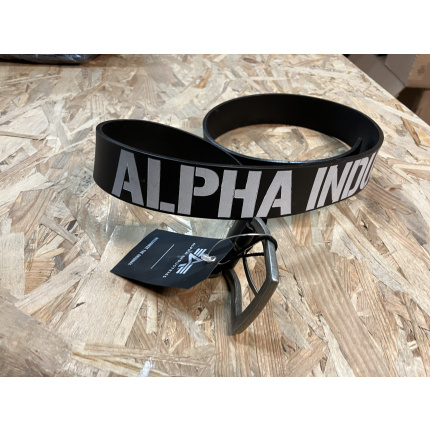 kožni KAIŠ ALPHA embossed printed