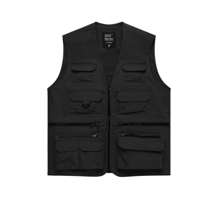 fishing vest blk