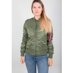 jakna alpha ženska ma1 vf59 sage green 2