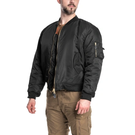 jakna mfh ma1 black crna bomber fajerka 3 #03552 4 5