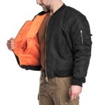 jakna mfh ma1 black crna bomber fajerka 3 #03552 7