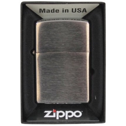 zippo brushed