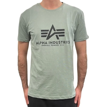 alpha basic t dusty green