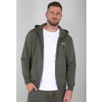 duks basic zip hoody sl 118342 dark olive 2