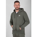 duks basic zip hoody sl 118342 dark olive 3