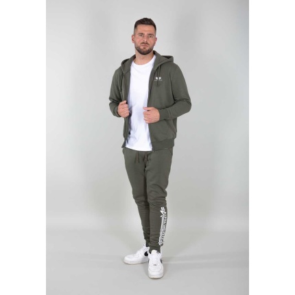 duks basic zip hoody sl 118342 dark olive 5