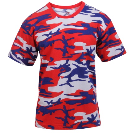 red white blue camo