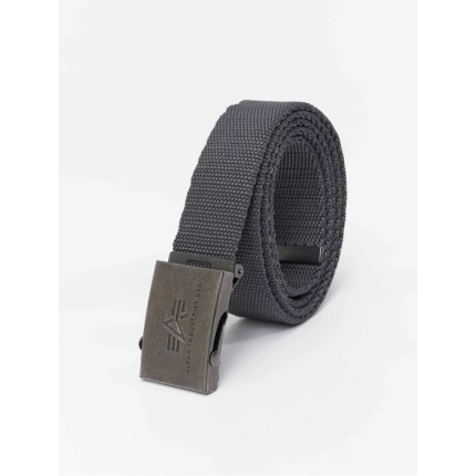 alpha industries belt grey 57843