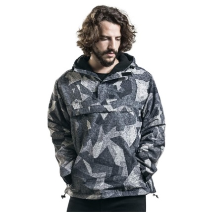 windbreaker brandit night camo digital 1