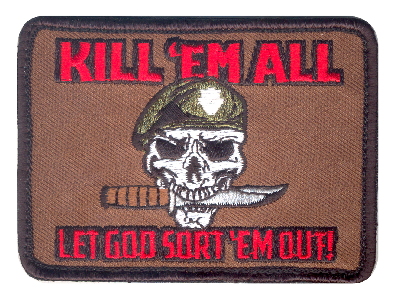 amblem rothco kill em all #73197 1 amblem rothco kill em all 73197 1