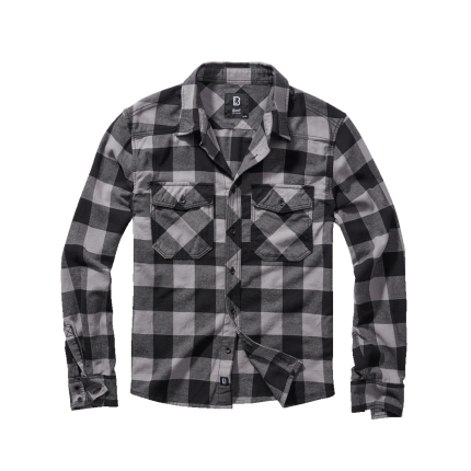kosulja brandit checkshirt 4002 black charcoal
