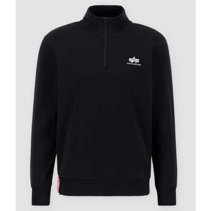 duks alpha industries basic half zip 108308 crni 3