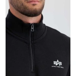 duks alpha industries basic half zip 108308 crni 4