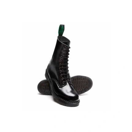 cizme martinke solovair 11 kopci black shine 5