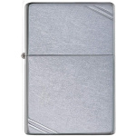 Zippo Vintage with Slashes Street Chrome Pocket Lighter #267 2