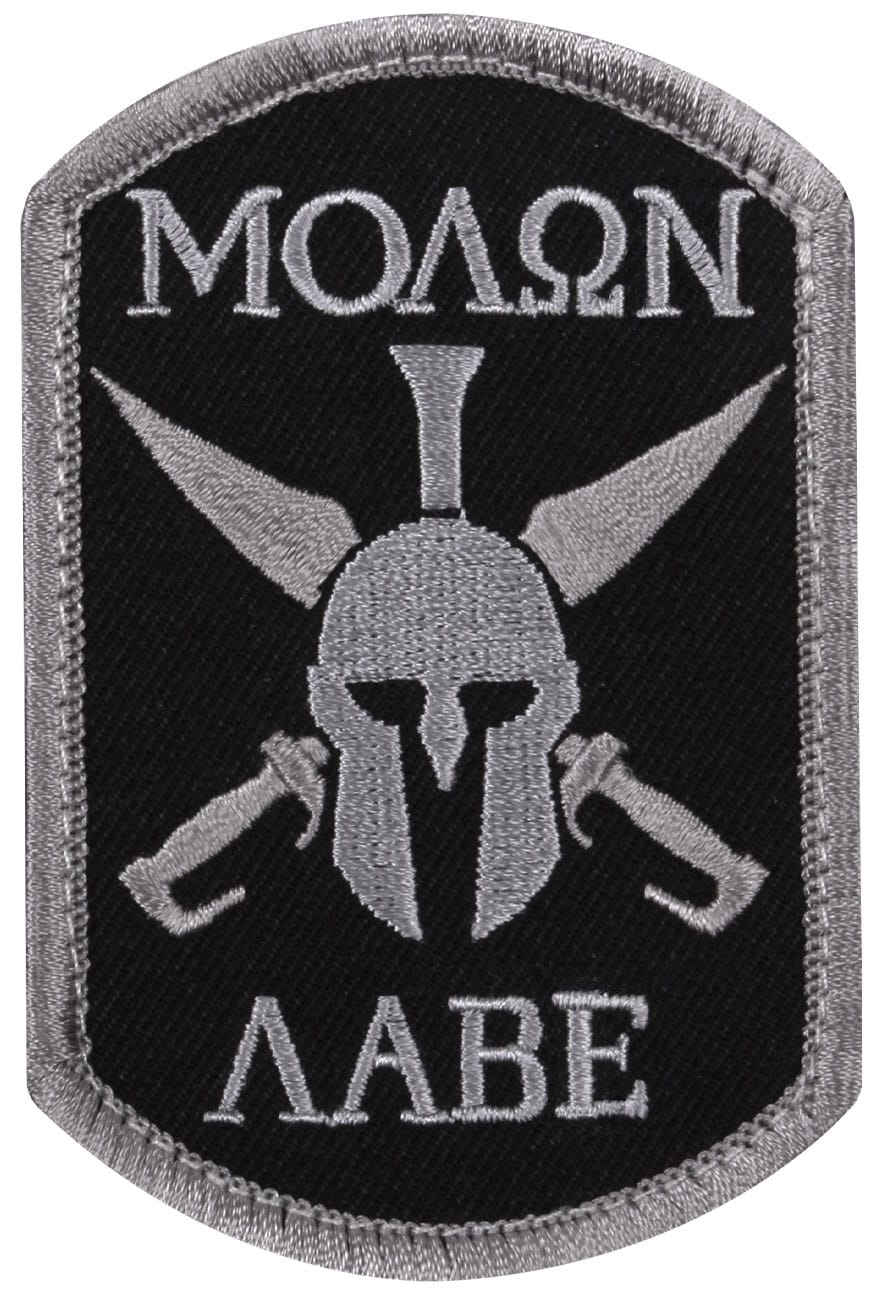 amblem molon labe #1889 black amblem molon labe #1889 black