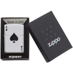 Zippo 24011 Ace of Spades hromirani upaljač visokog sjaja 5
