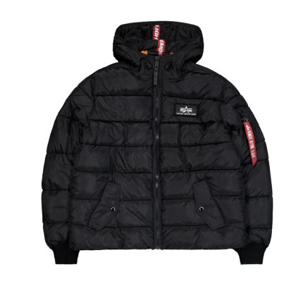 jakna alpha hooded puffer #118113