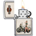 upajac zippo harley davidson wwii army pinup 1