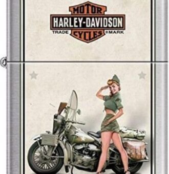 upajac zippo harley davidson wwii army pinup
