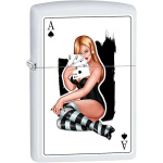 upaljac zippo pin up girl four ace of spades 1