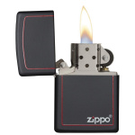 upaljac zippo matte black red