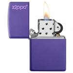zippo upaljac purrple matte log 237ZL 3